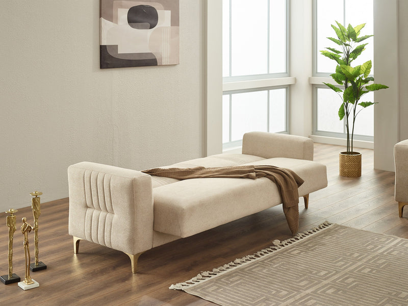 Wedy 3-pieces (Sofa & Loveseat & Chair) Livingroom in Cream - 200-SIM-WED-GIRNE03-321