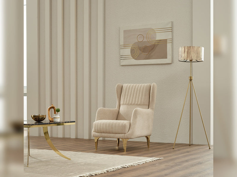 Wedy 3-pieces (Sofa & Loveseat & Chair) Livingroom in Grey - 200-SIM-WED-GIRNE10-321