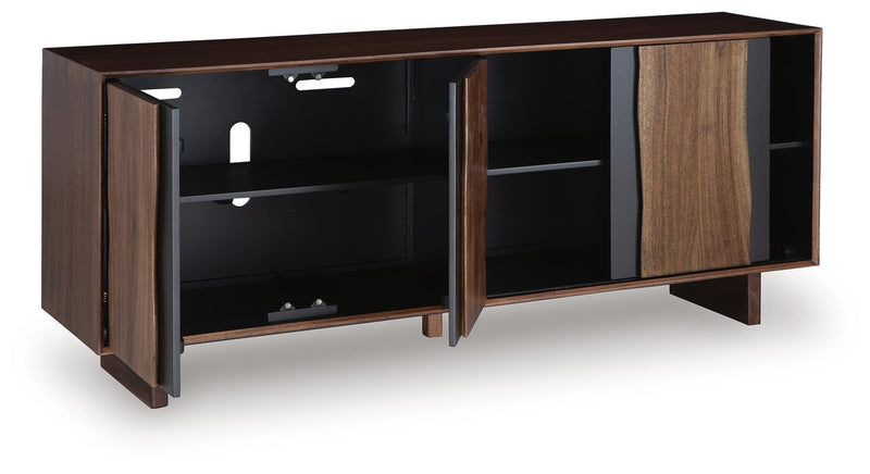 Welby Brown/Charcoal Accent Cabinet - A4000679