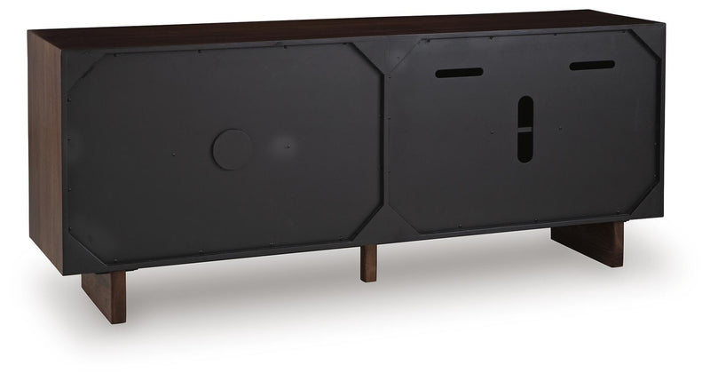 Welby Brown/Charcoal Accent Cabinet - A4000679