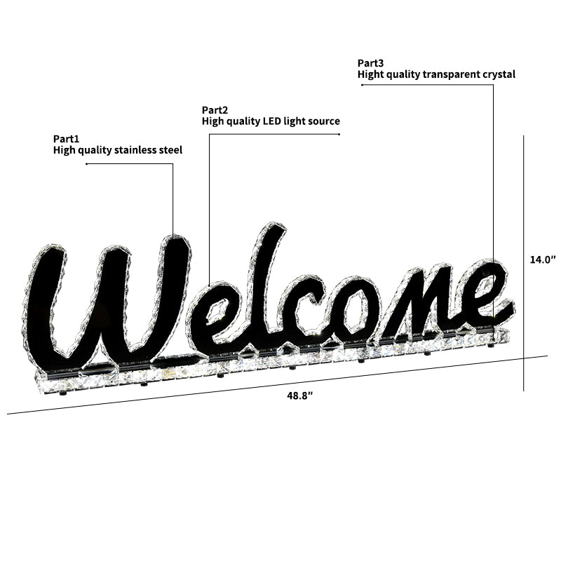 Welcome Silver Led - WELCOME-LED