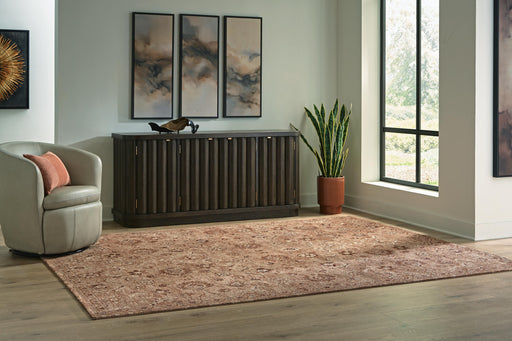 Wellsmore Clay/Ivory Large Rug - R408761