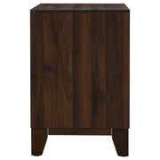 Welsley 2-drawer Nightstand Bedside Table Walnut - 223442