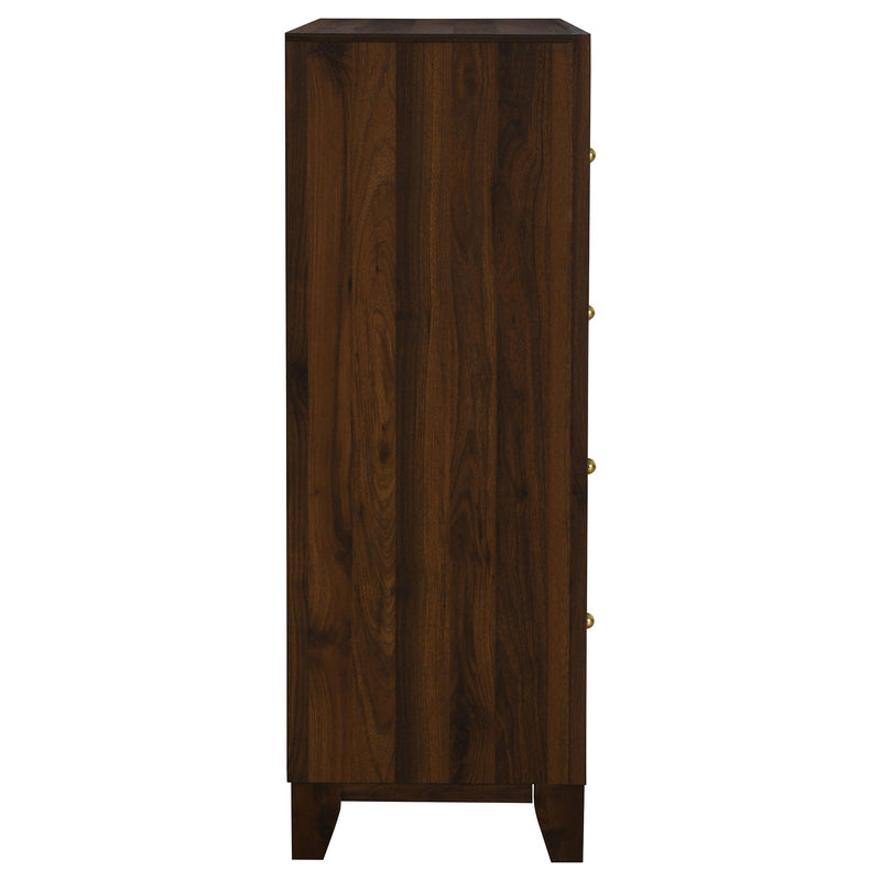 Welsley 4-drawer Chest of Drawers Walnut - 223445