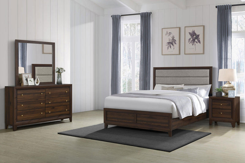 Welsley 4-piece Queen Bedroom Set Walnut - 223441Q-S4