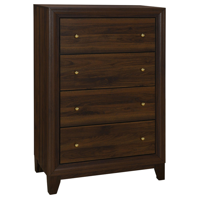 Welsley 5-piece Queen Bedroom Set Walnut - 223441Q-S5