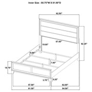 Welsley 5-piece Queen Bedroom Set Walnut - 223441Q-S5