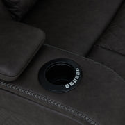 Wendell Power Motion Loveseat w/Console, Wireless Charger, Storage, USB & LED - LV06221