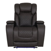 Wendell Power Motion Recliner w/Storage, USB & LED - LV06222