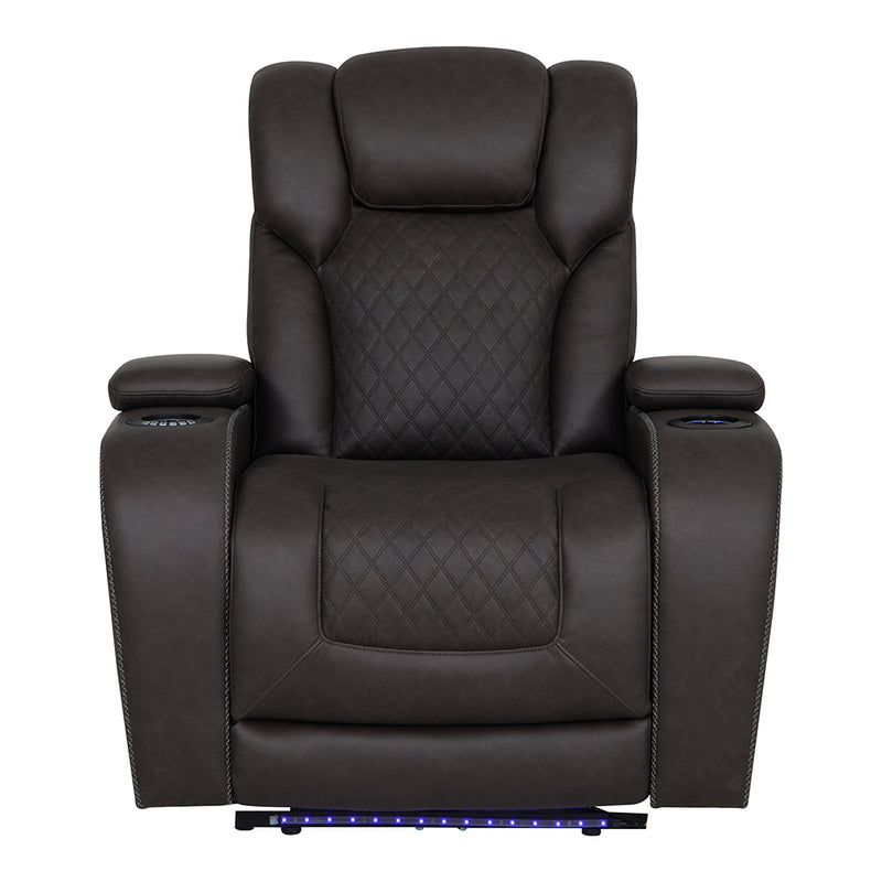 Wendell Power Motion Recliner w/Storage, USB & LED - LV06222