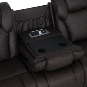 Wendell Power Motion Sofa w/Dropdown Table, Storage, USB & LED - LV06220