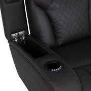 Wendell Power Motion Sofa w/Dropdown Table, Storage, USB & LED - LV06220