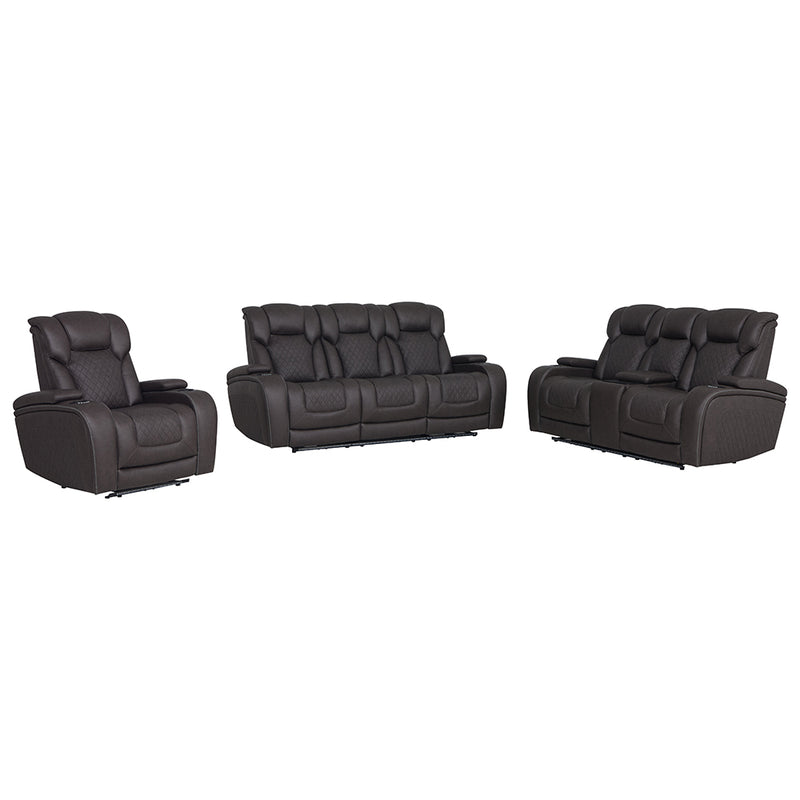 Wendell Power Motion Sofa w/Dropdown Table, Storage, USB & LED - LV06220