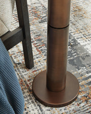 Wendfield Antique Copper Finish Floor Lamp - L208431