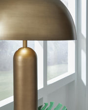 Wendfield Antique Gold Finish Floor Lamp - L208511