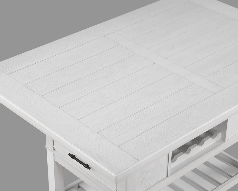 Wendy White Counter Height Dining Set - Gate FurnitureCounter Height Set