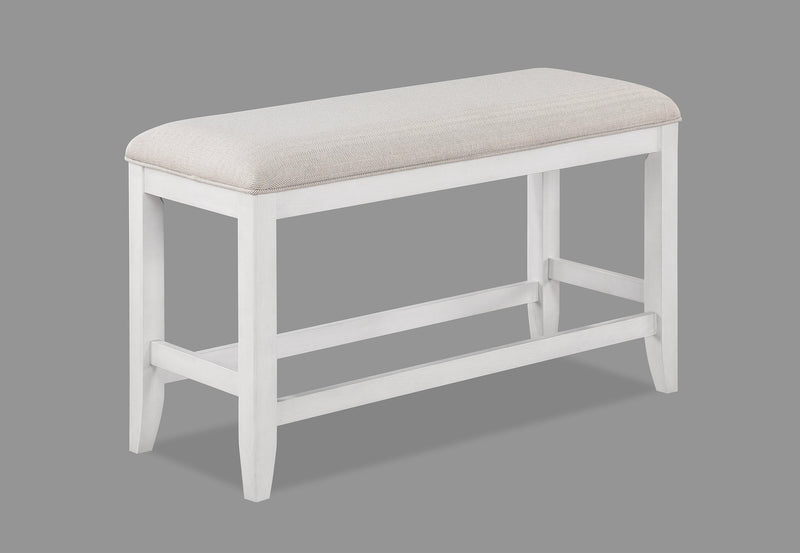 Wendy White Counter Height Dining Set - Gate FurnitureCounter Height Set