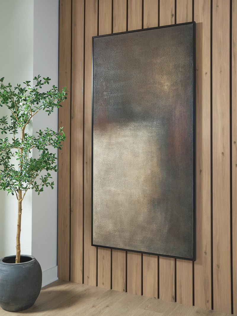 Wernmen Brown/Rust/Cream Wall Art - A8000511