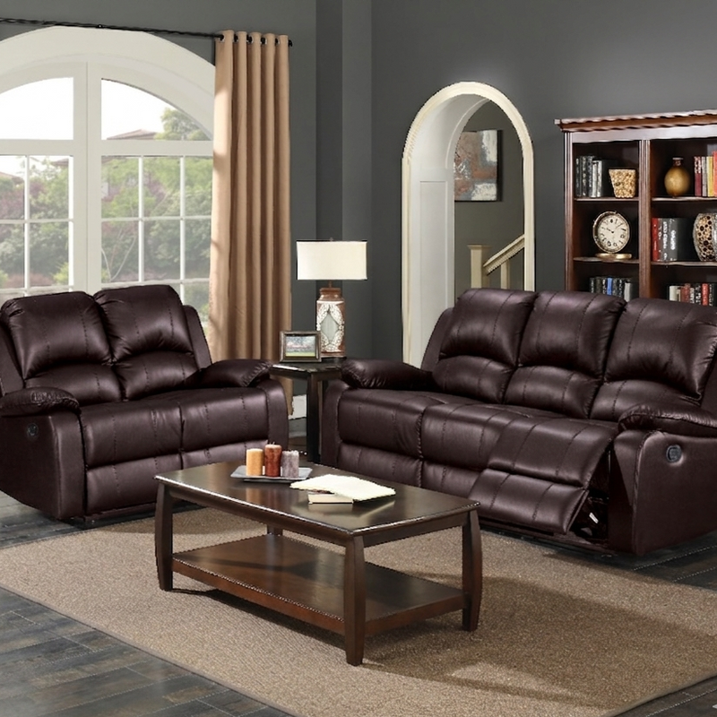 Wesley Brown Sofa & Loveseat - WESLEY-BN-SLS