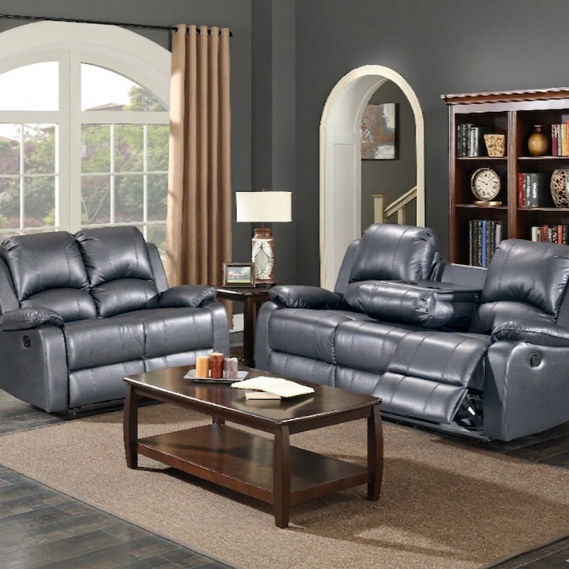Wesley Gray Sofa & Loveseat - WESLEY-GY-SLS