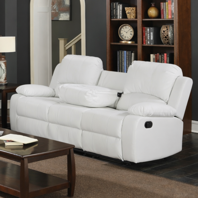 Wesley White Sofa - WESLEY-WH-SF