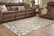 Wessonland Ivory/Brown/Gray Medium Rug - R408652