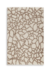 Wessonland Ivory/Brown/Gray Medium Rug - R408652