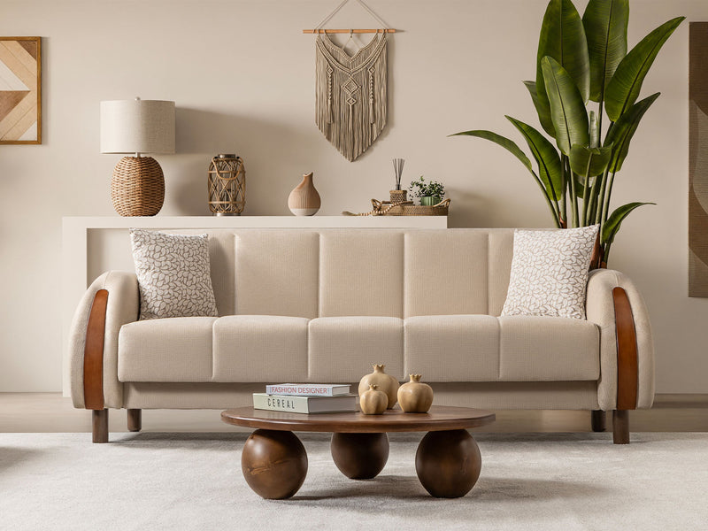 West 3-pieces (Sofa & Loveseat & Chair) Livingroom Set in Beige - 200-ST-WES-FLORIA05-321