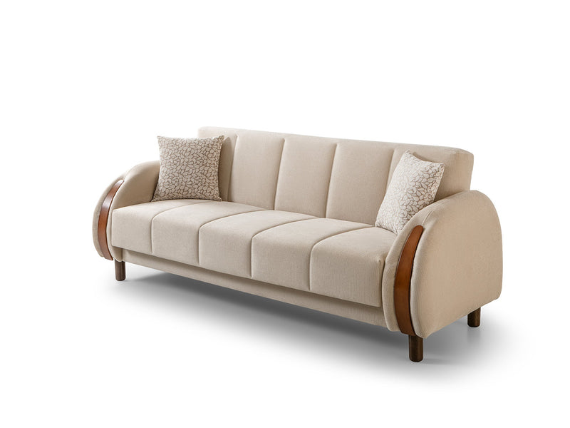 West 3-pieces (Sofa & Loveseat & Chair) Livingroom Set in Beige - 200-ST-WES-FLORIA05-321