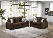 West Acton Chocolate Loveseat - SM7330-LV