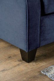 West Brompton Navy/Yellow Loveseat - SM2274-LV