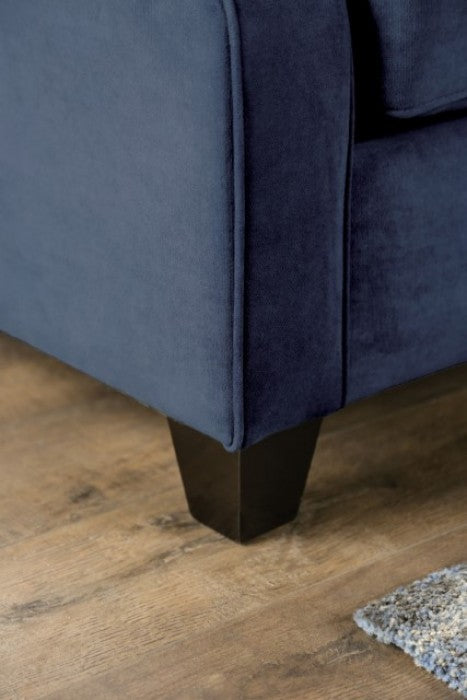 West Brompton Navy/Yellow Loveseat - SM2274-LV