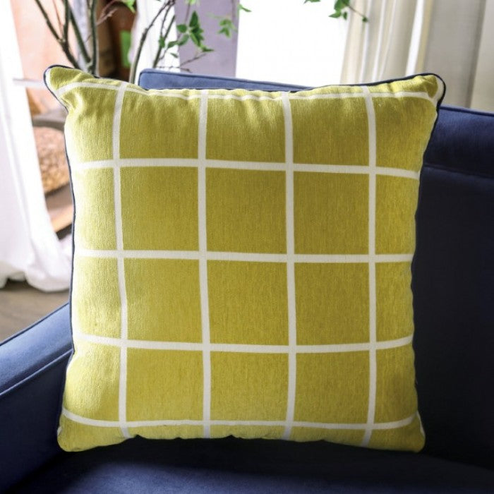West Brompton Navy/Yellow Sofa - SM2274-SF