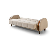 West Convertible Loveseat in Beige - 200-ST-WES-FLORIA05-2