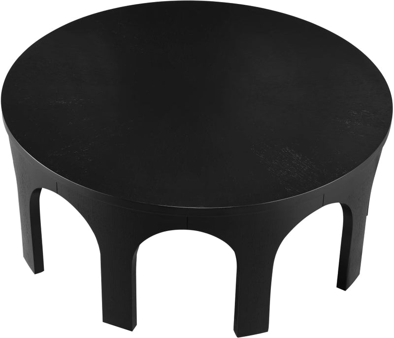 Westfield Solid Wood And Oak Veneer Coffee Table in Black - 99076Black-C
