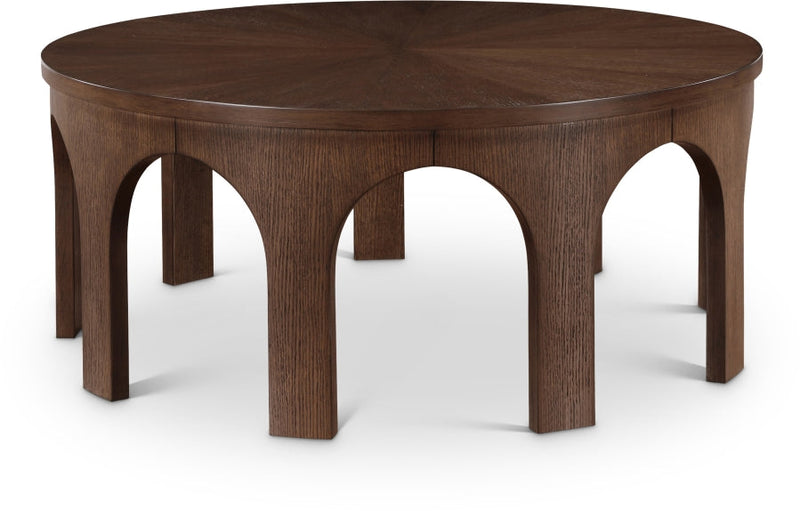 Westfield Solid Wood And Oak Veneer Coffee Table in Brown - 99076Brown-C