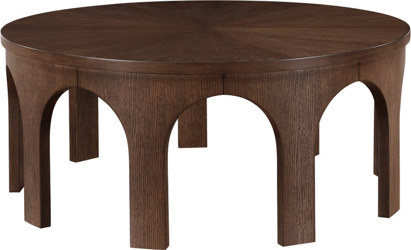 Westfield Solid Wood And Oak Veneer Coffee Table in Brown - 99076Brown-C