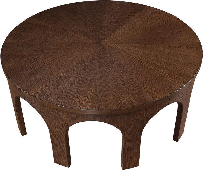 Westfield Solid Wood And Oak Veneer Coffee Table in Brown - 99076Brown-C
