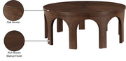Westfield Solid Wood And Oak Veneer Coffee Table in Brown - 99076Brown-C