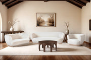 Westfield Solid Wood And Oak Veneer Coffee Table in Brown - 99076Brown-C