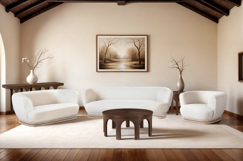 Westfield Solid Wood And Oak Veneer Coffee Table in Brown - 99076Brown-C