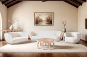 Westfield Solid Wood And Oak Veneer Coffee Table in Natural - 99076Oak-C