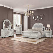 Westin - Light Gray King Bed, Dresser, Mirror - B228-KDMCN