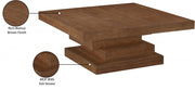 Westmount Ash Veneer Coffee Table in Brown - 499Walnut-CT