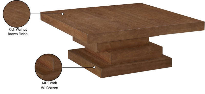 Westmount Ash Veneer Coffee Table in Brown - 499Walnut-CT