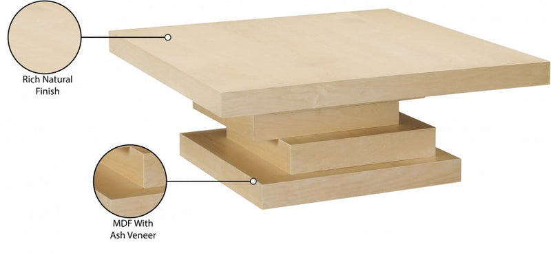 Westmount Ash Veneer Coffee Table in Natural - 499Natural-CT