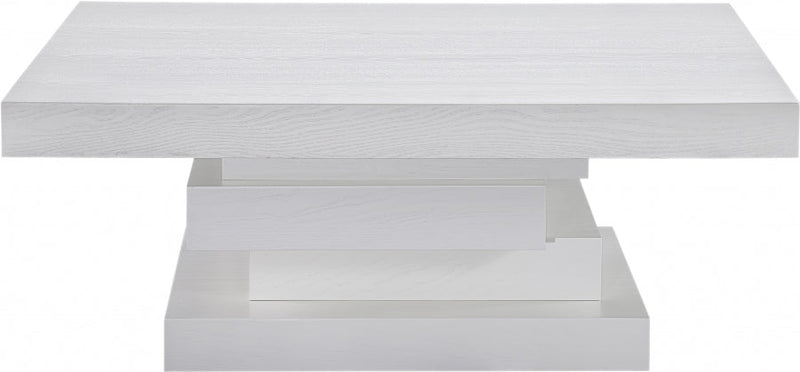 Westmount Ash Veneer Coffee Table in White - 499White-CT