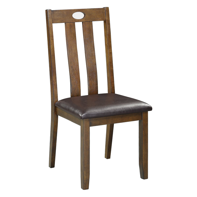 Weston Medium Brown 5 - Piece Dining Set - Gate FurnitureDining Room Set