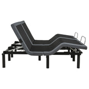 Weston Split Eastern King Massage Adjustable Bed Base in Black and Grey - 350165SKE