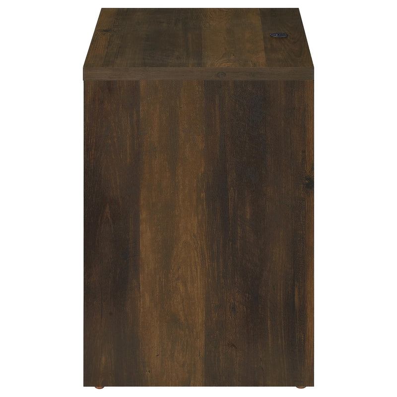 Westpark 2-drawer Nightstand LED Lights and USB Dark Pine - 315882